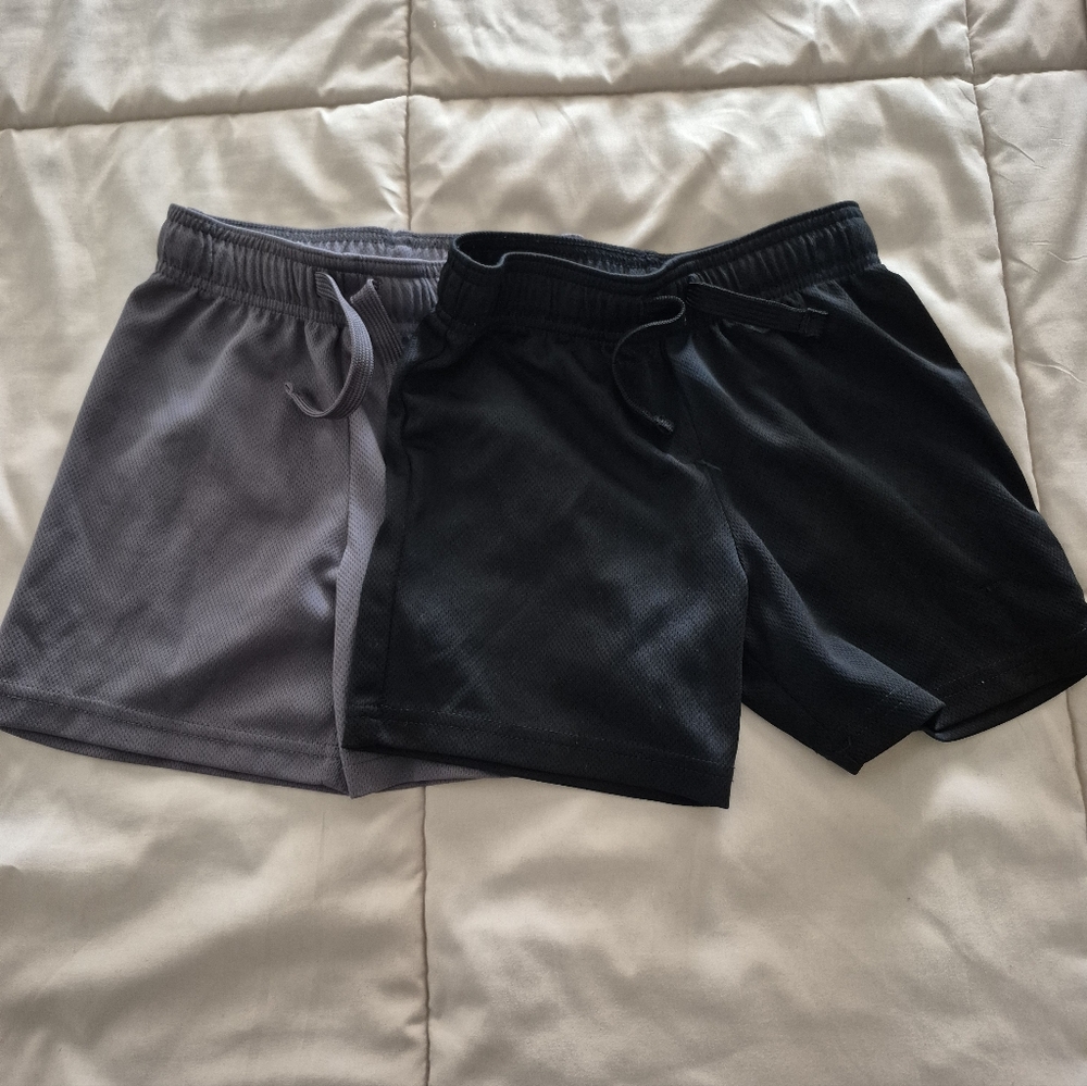 Carter's Charcoal and Black Shorts Set